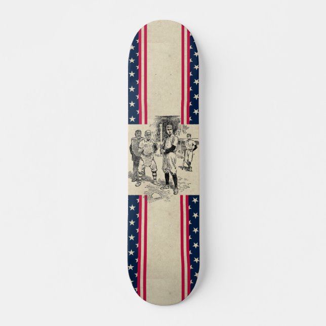 Béisbol: Jugadores Skateboard (Anverso )