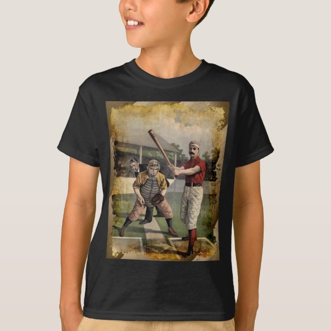Béisbol: La camiseta de un niño ventilado (Anverso)