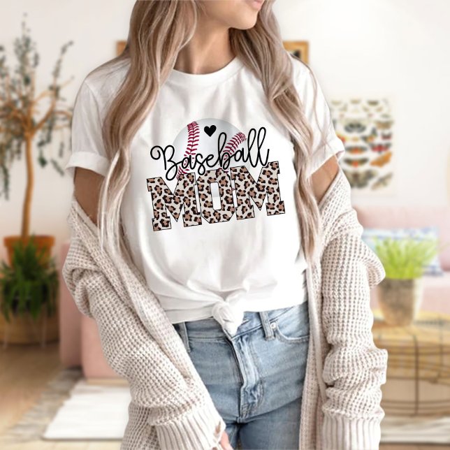 Béisbol Mamá Tee Shirt Mujeres Béisbol Camiseta (Subido por el creador)