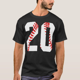 Béisbol número 20 20 Jersey Favorito Pl
