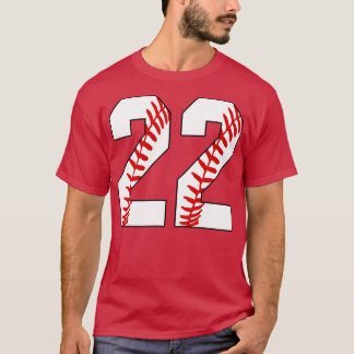 Béisbol número 22 22 Jersey Favorito Pl