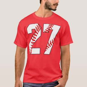 Béisbol número 27 27 Jersey Favorito Pl