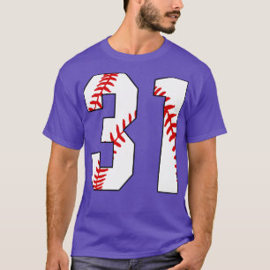 Béisbol número 31 31 Jersey Favorito Pl