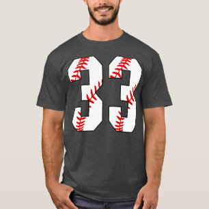 Béisbol número 33 33 Jersey Favorito Pl