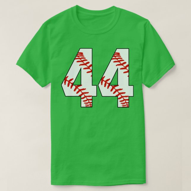 Béisbol número 44 44 Jersey Favorito Pl (Diseño del anverso)
