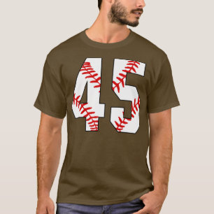 Béisbol número 45 45 Jersey Favorito Pl
