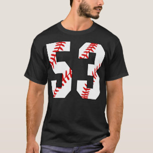 Béisbol número 53 53 Jersey Favorito Pl