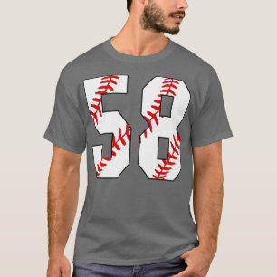 Béisbol número 58 58 Jersey Favorito Pl