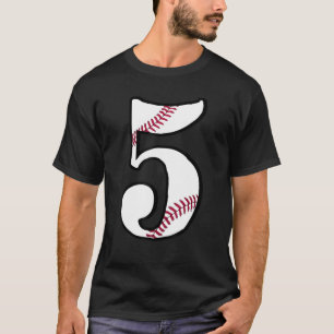 Béisbol número 5 Cinco Ventiladores de Jersey 5º c