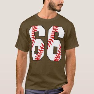 Béisbol número 66 66 Jersey Favorito Pl