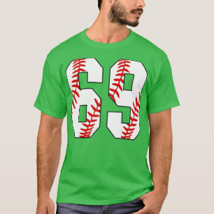 Béisbol número 69 69 Jersey Favorito Pl