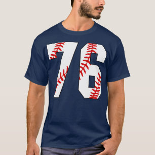 Béisbol número 76 76 Jersey Favorito Pl