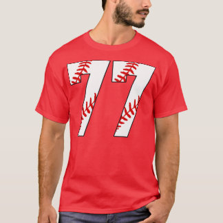Béisbol número 77 77 Jersey Favorito Pl