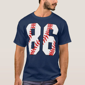Béisbol número 86 86 Jersey Favorito Pl