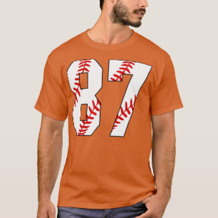Béisbol número 87 87 Jersey Favorito Pl