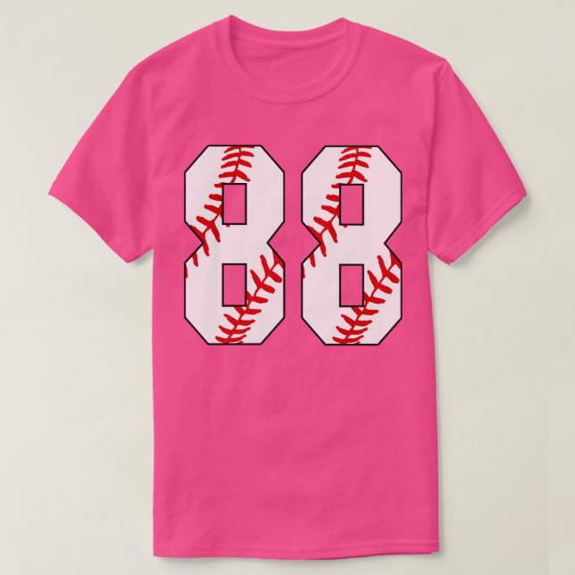 Béisbol número 88 88 Jersey Favorito Pl (Diseño del anverso)