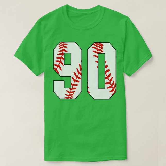 Béisbol número 90 90 Jersey Favorito Pl (Diseño del anverso)