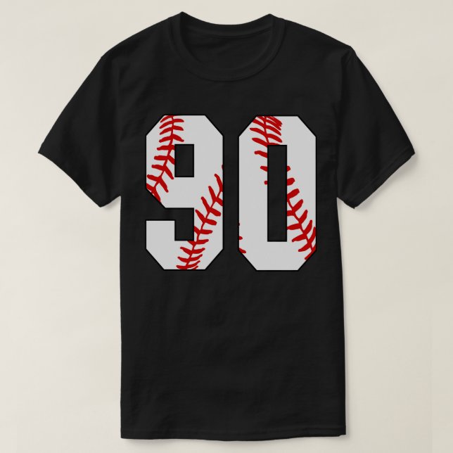 Béisbol número 90 90 Jersey Favorito Pl (Diseño del anverso)