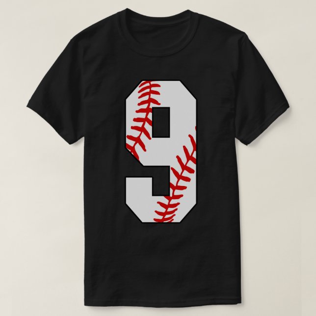 Béisbol número 9 9 Juego Favorito de Jersey de Béi (Diseño del anverso)