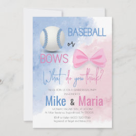 Béisbol o Bows, invitación a revelar sexo