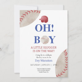 Béisbol Oh, niño, invitación a ducharse