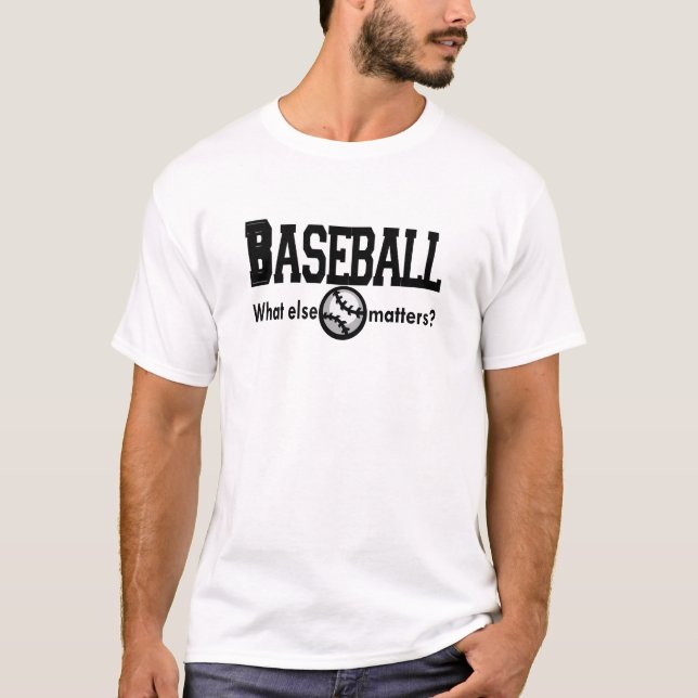 Béisbol, qué más importa las camisetas y los (Anverso)