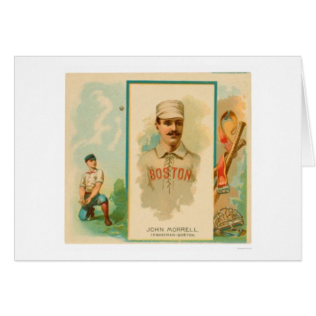 Béisbol raro 1888 de Juan Morrell (Anverso (Horizontal))