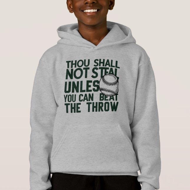 Béisbol robando camiseta de humor (Anverso)
