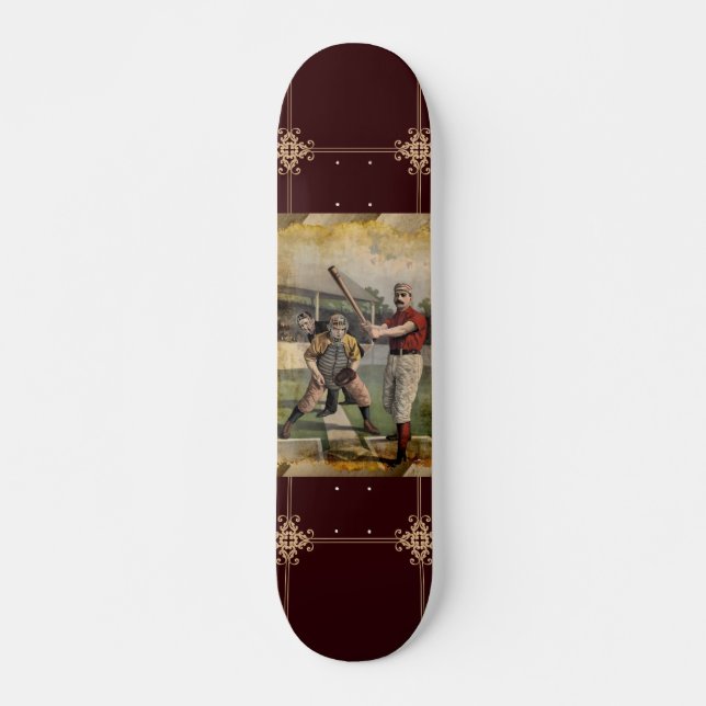 Béisbol: Skateboard Vintage (Anverso )
