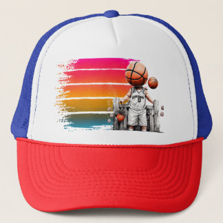 Béisbol, sombreros de camioneros con un diseño de 
