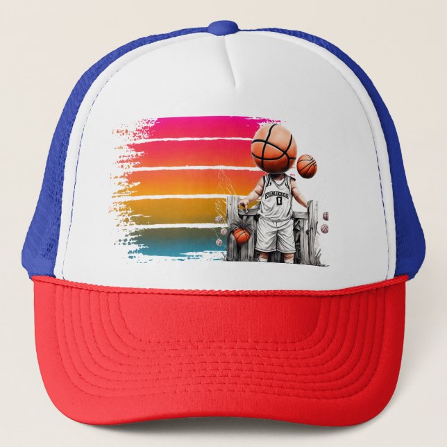 Béisbol, sombreros de camioneros con un diseño de  (Anverso)