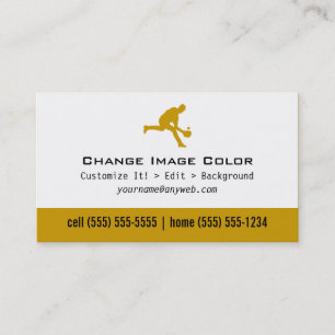 Béisbol - tarjeta de visita personal