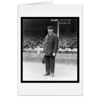 Béisbol Umpire Bill Klem 1914