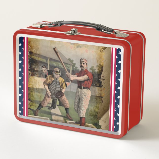 Béisbol: Vintage Lunch Box (Anverso)