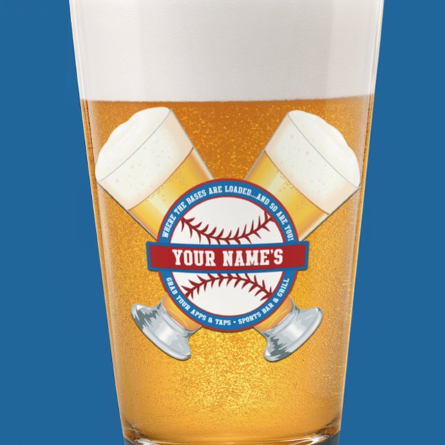 Béisbol y cerveza personalizados (Subido por el creador)