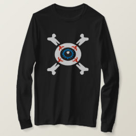 Béisbol y huesos crudos para camisetas oscuros