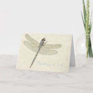 Bejeweld Dragonfly piensa en tu tarjeta