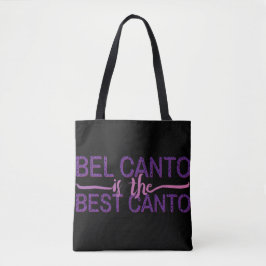 Bel canto es la mejor bolsa de papel para todo el 