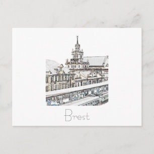 Belarús Беларусь Brest Брэст Brest Tarjeta Postal