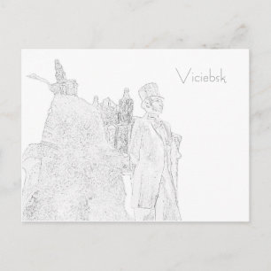 Belarus Беларусь Viciebsk Vitebsk Віцебск Tarjeta