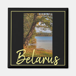 Belarús Naturaleza Lago Svityaz Imán