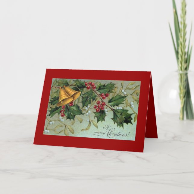 Belces de la tarjeta de felicitación del navidad (Anverso)