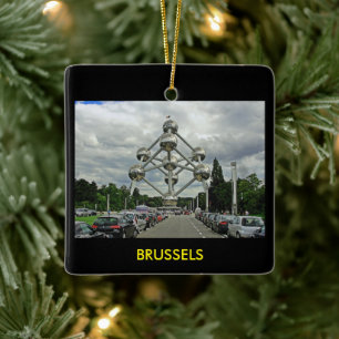 Bélgica: Ornamento navideño escénico de Brusela