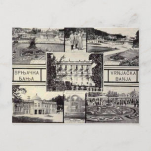 Belgrado, Serbia, tarjeta multiview, c. 1950