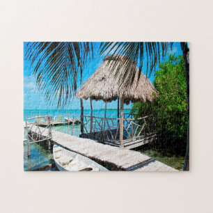 Belice Cay Caulker Coral Island Jigsaw Puzzle
