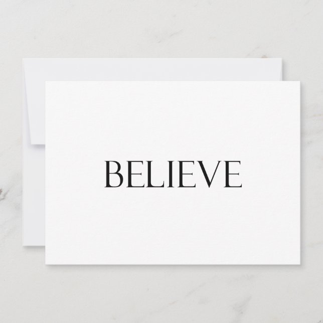 Believe cita cita cita fe Inspiradora (Anverso)