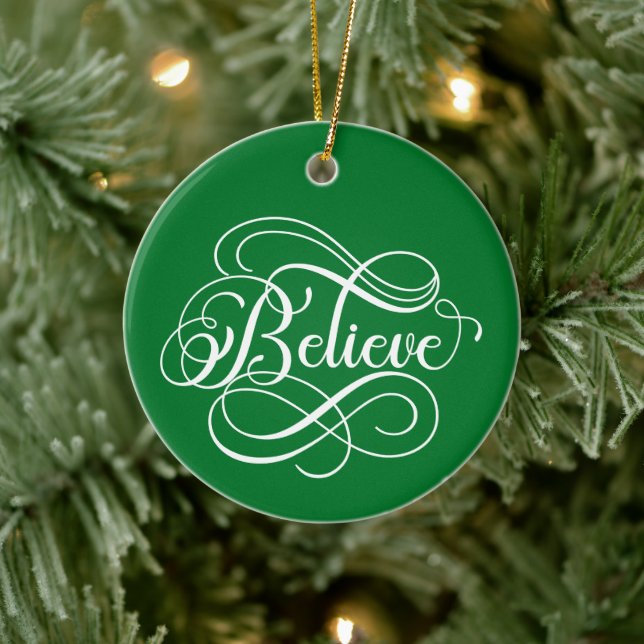 Believe - Ornamento de Navidad (Árbol)