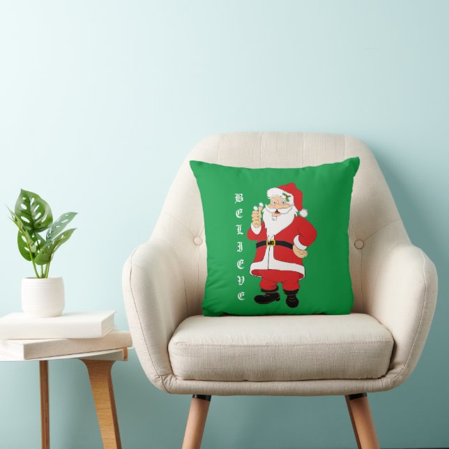 Believe Santa Cojín decorativo (Silla)