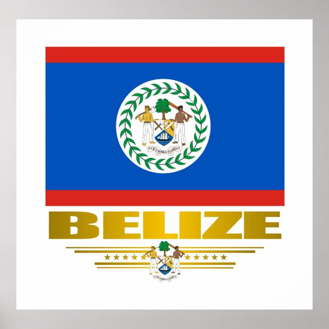 "Belize Pride" Posters & Prints (Frente)