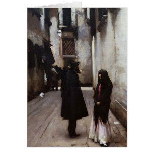 Bella arte veneciana de la calle que pinta a Juan